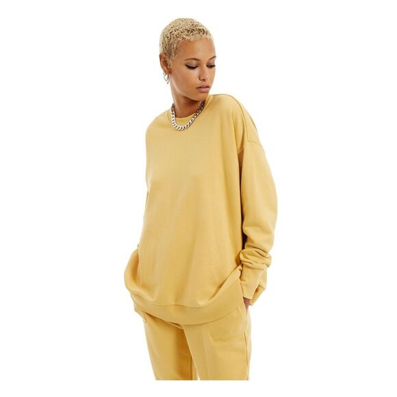 DANIELLE BERNSTEIN Womens Long Sleeve Crew Neck Sweatshirt - Picture 2 of 2